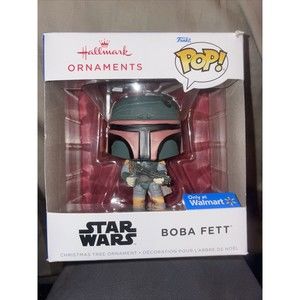Hallmark Ornament Star Wars - Boba Fett Walmart Exclusive Funko Pop